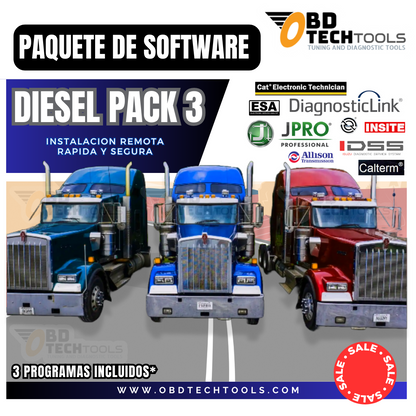 Paquete de Software Diesel (3 Programas)