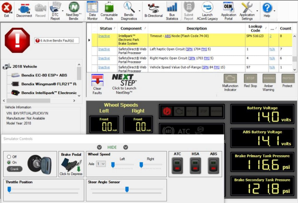 Bendix ACom Pro Diagnostics 2023