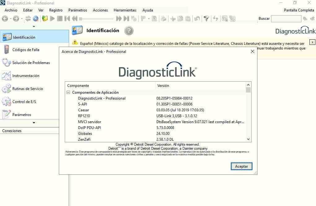 Detroit Diesel Diagnostic Link DDDL 8.19 + 4 Programs