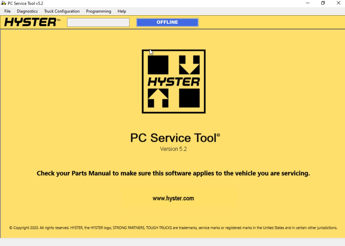 Hyster PC Service Tool v5.2 2023