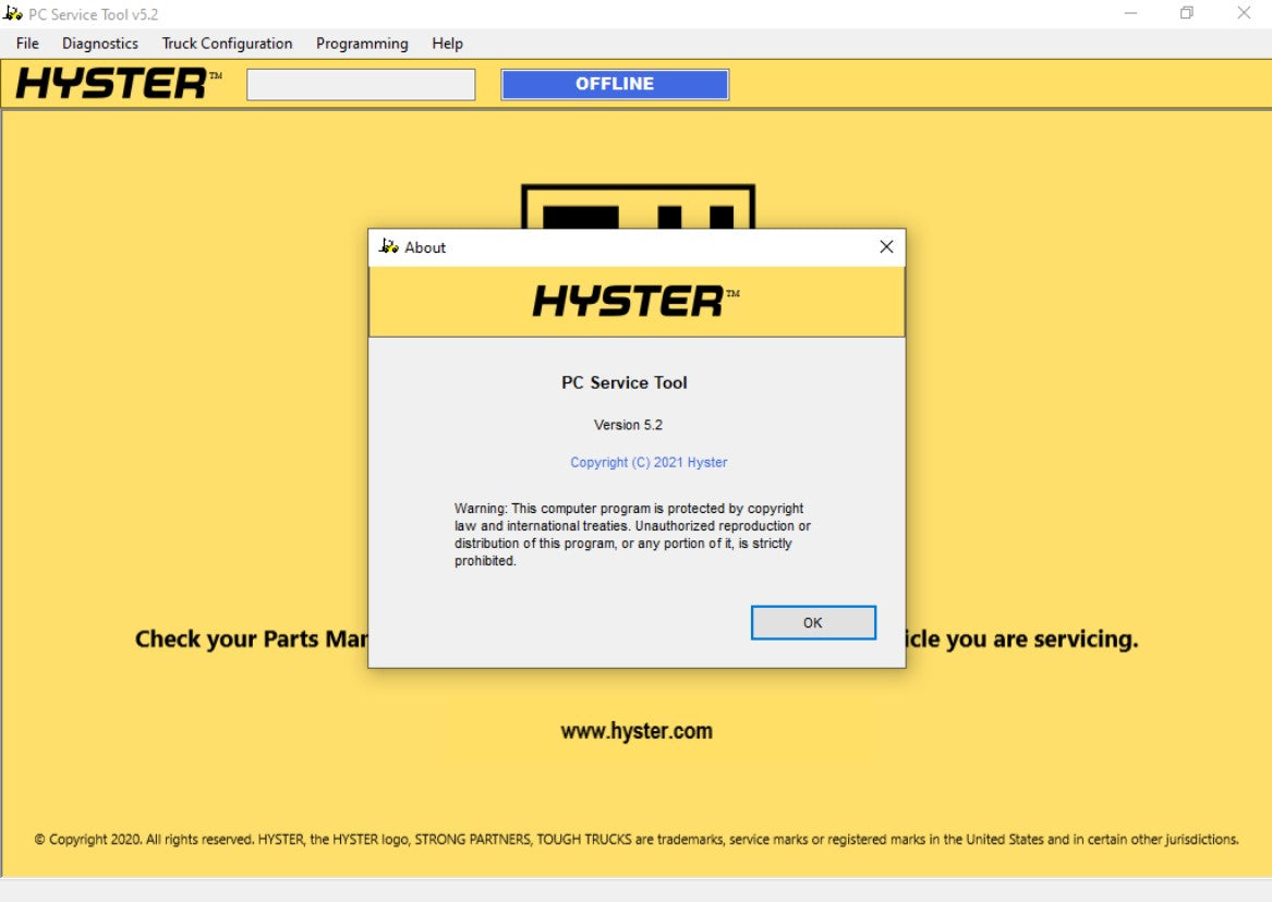 Hyster PC Service Tool v5.2 2023