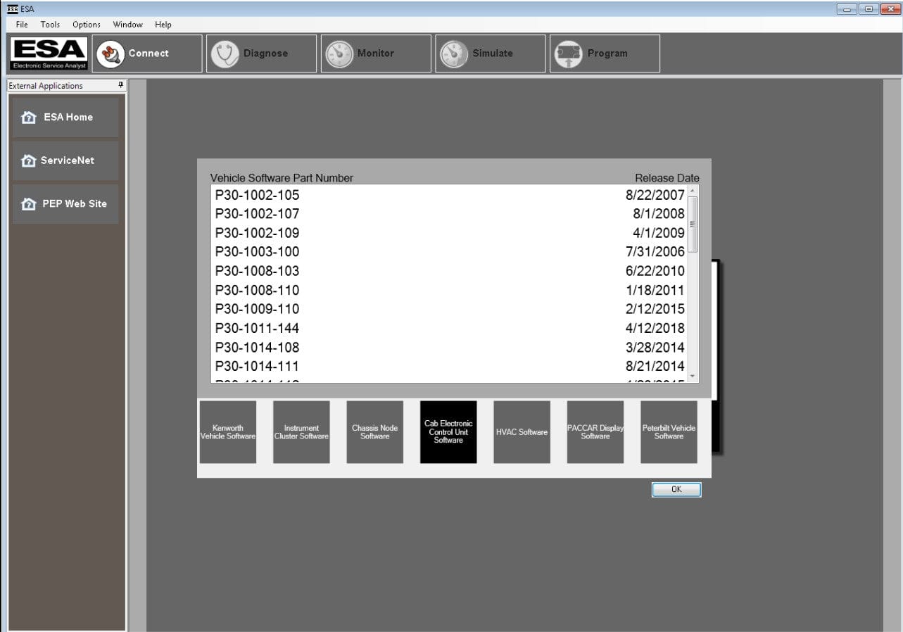 PACCAR Electronic Service Analyst ESA 5.6.0 2023